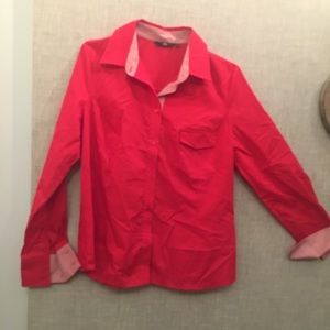 NWOT Nife Red LS Dress Shirt Size 42